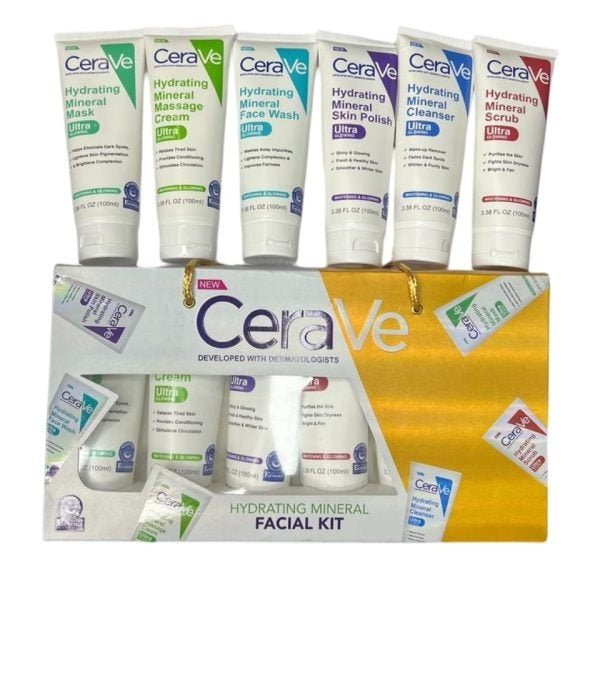 Cerave Hydrating Mineral 6 in 1 Facial Kit