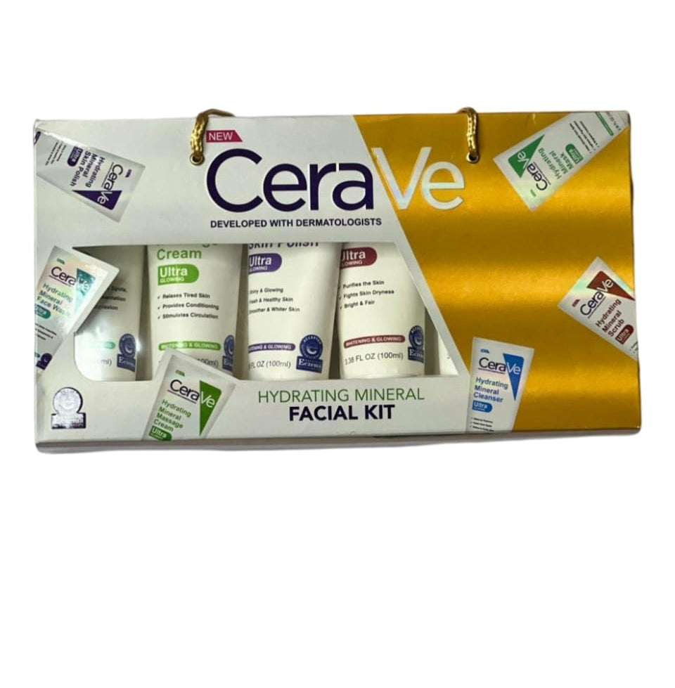 Cerave Hydrating Mineral 6 in 1 Facial Kit