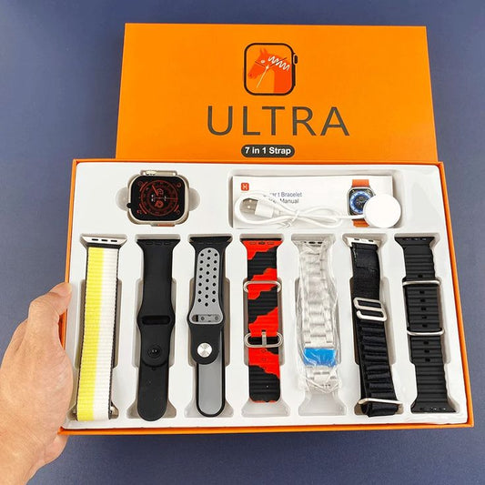 7 in 1 strap Ultra Smart watch